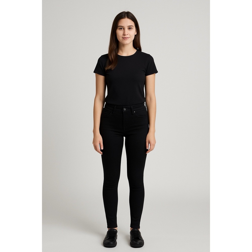 PAIGE Jeans Women 26 Black Verdugo Ultra Skinny Leg Minimalist Preppy